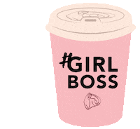 Pink Coffee Sticker by Cera Official