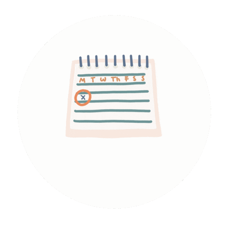 brightandwarm giphyupload work date calendar Sticker