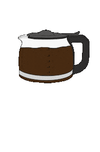 sophiajanaro coffee drink chug caffine Sticker