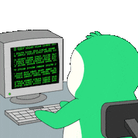 Computer Pc Sticker by Abster