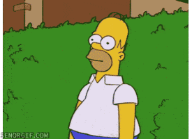 Backing Up Homer Simpson GIF