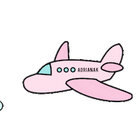 Travel Airplane Sticker by Adrianak