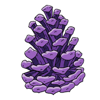 Lumberjacks Pinecone Sticker by SFASU
