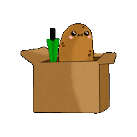 Papa Caja Sticker
