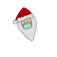 Stay Home Merry Christmas Sticker
