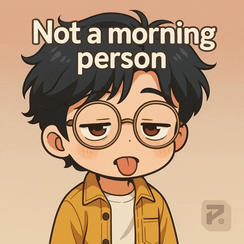 Hiroshi Not A Morning Person GIF by Persona
