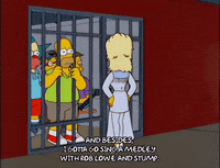 interested homer simpson GIF