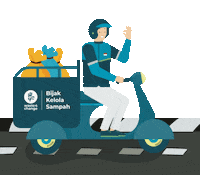 Recycle Reduce Sticker by waste4change