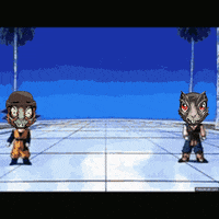 LibertySquareHQ fight game anime video game GIF