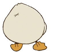 Fat Duck Dancing Sticker