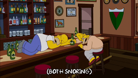 Drunk Episode 14 GIF by The Simpsons