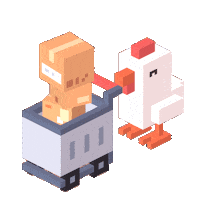 Treat Yourself Black Friday Sticker by Crossy Road