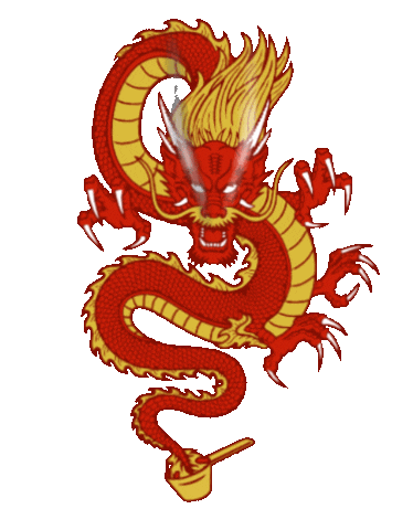 Red Dragon Sticker by Clean Nutrition