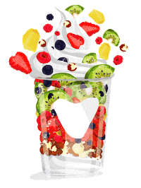 happy fruit Sticker by Weeel