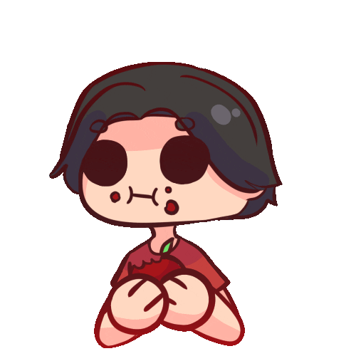 Comida Eating Sticker