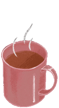 Tea Time Coffee Sticker