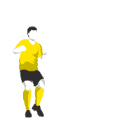 Playing Borussia Dortmund Sticker by Bundesliga
