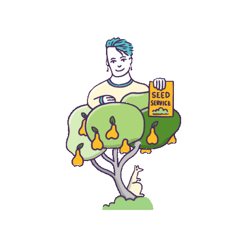 Gardening Seeds Sticker by Grow It Local