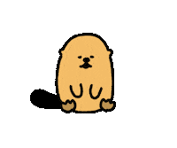 Tired Sea Otter Sticker by takadabear