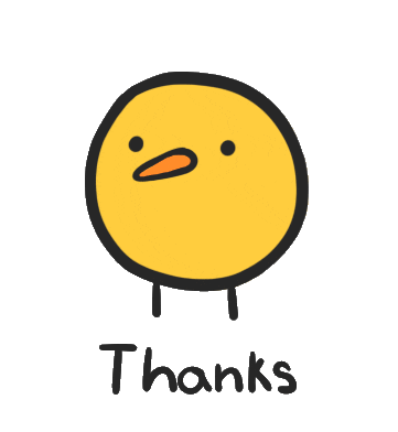 thanks love Sticker by Blue wolf
