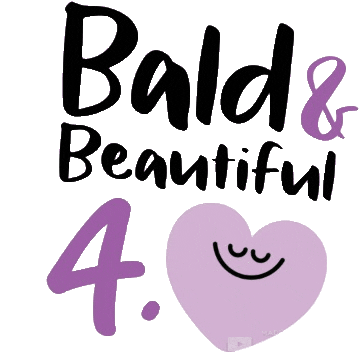mystarfishfoundation giphyupload msf baldnbeautiful4 我在我爱我是光 Sticker