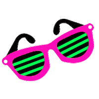 Sunglasses Celula Sticker by glamit_arg