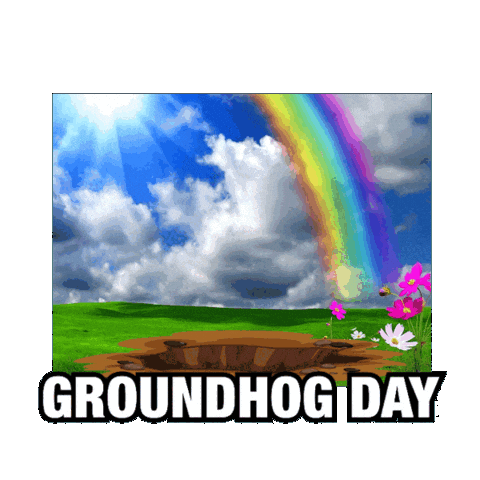 Groundhog Day Sticker