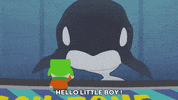 kyle broflovski hello GIF by South Park 