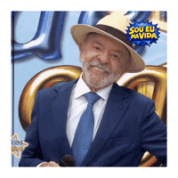 Luiz Inacio Lula Da Silva Singing Sticker by Sou Eu Na Vida