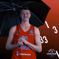 euroleague euroleague raining final four cska moscow GIF