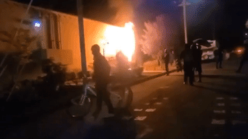 Riot Declared as Multiple Fires Lit During Daunte Wright Protest in Portland