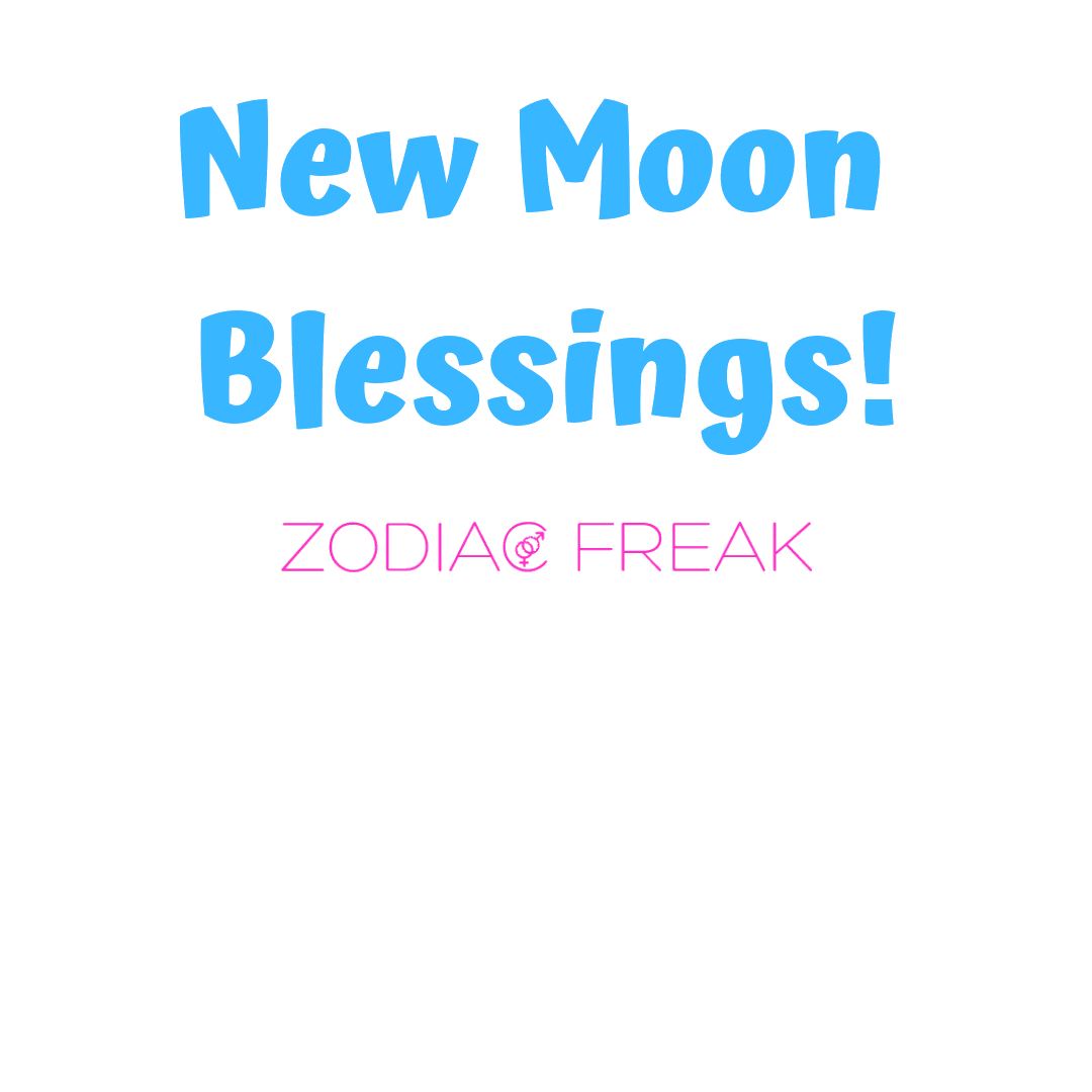 new moon Sticker by Zodiac Freak