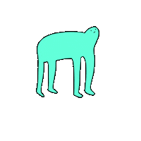 chair wtf Sticker