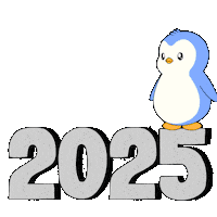 New Year Penguin Sticker by Pudgy Penguins