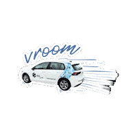 HDAOGroup fast vroom schnell fastcar Sticker