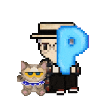 Happy Birthday Cat Sticker