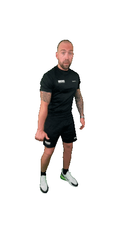 Koningsfysiotraining fitness workout pump thumb Sticker