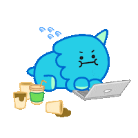 Happy Coffee Sticker by DINOSALLY