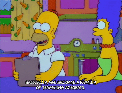 Amused Season 3 GIF by The Simpsons