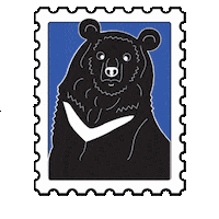 Black Bear Sticker by Rotary International