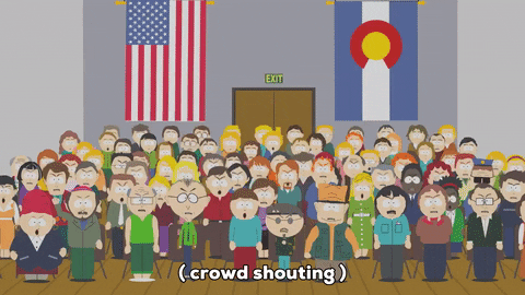 mr. mackey crowd GIF by South Park 