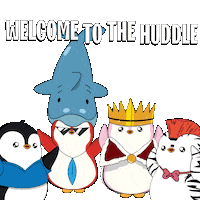 Welcome Aboard Sticker by Pudgy Penguins
