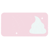 Puff Me Whipped Cream Sticker by Design.ME Hair