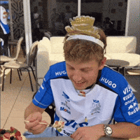 Liam Lawson Eat Cake GIF