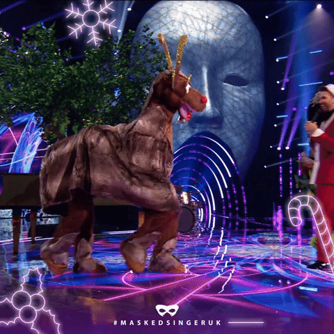 Rita Ora Christmas GIF by The Masked Singer UK & The Masked Dancer UK