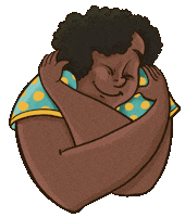 Black Woman Love Sticker