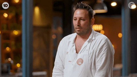 Scared Aldo Ortado GIF by MasterChefAU