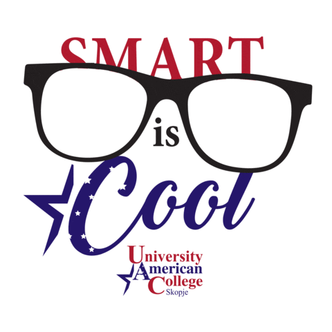 Uacs Smart Is Cool Sticker by University American College Skopje