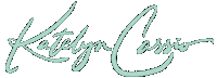 cassiomarketing green wiggle mint signature Sticker