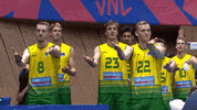volleyballworld dance celebration celebrate hey GIF